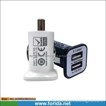 3.1a usb car charger usb dual car charger